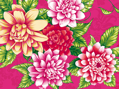 Flower pattern. art artwork design flower patter seamless surface textile