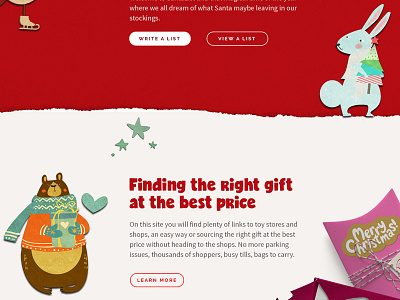 Santa website christmas design santa ui web webdesign website