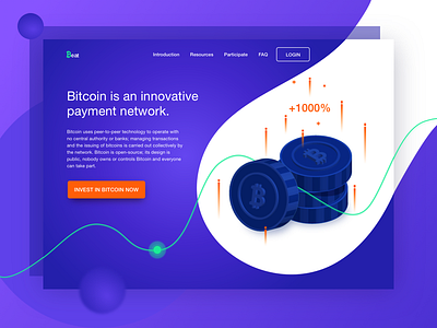 Beatcoin bitcoin cryptocurrency daily design finance freelance ui design ux design