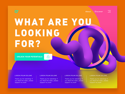 Banner banner daily design daily ui hero illustration landing page web design