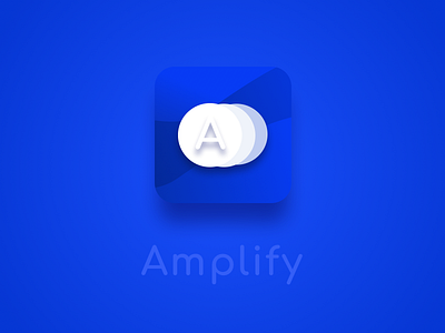 Amplify | iOS App Icon app app icon daily design daily ui ios logo