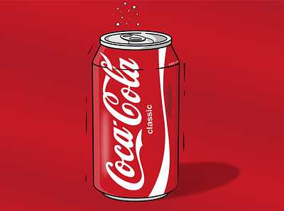 Coca Cola iron can app branding design icon illustration logo typography ui ux vector