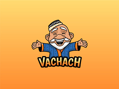 Vachach logo branding cartoon character character logo characters logo logo design logodesign logos logotype mascot character mascot logo vector