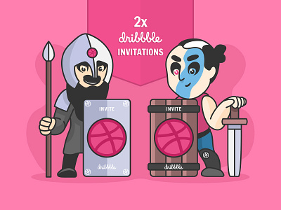 2x Dribbble Invitations