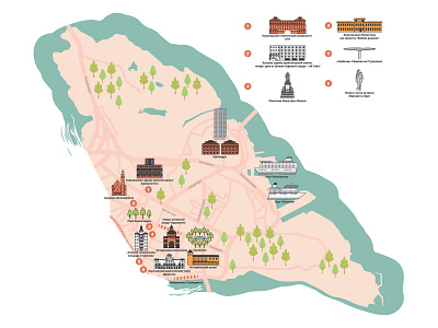 Östermalm 2d art graphic design illustration landscape design maps stockholm illustration sweden vector vector map östermalm