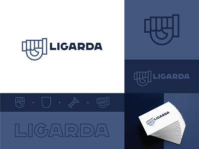 LIGARDA art branding design linelogo logo logo design logodesign logos logotipos logotype simple logo vector