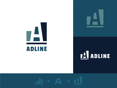 Adline a logo branding graphic design graphic designer graphicdesign logo logo design logodesign logos logotype simple logo vector