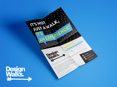 Design Walks 2015 - info poster aarhus copenhagen denmark design walks