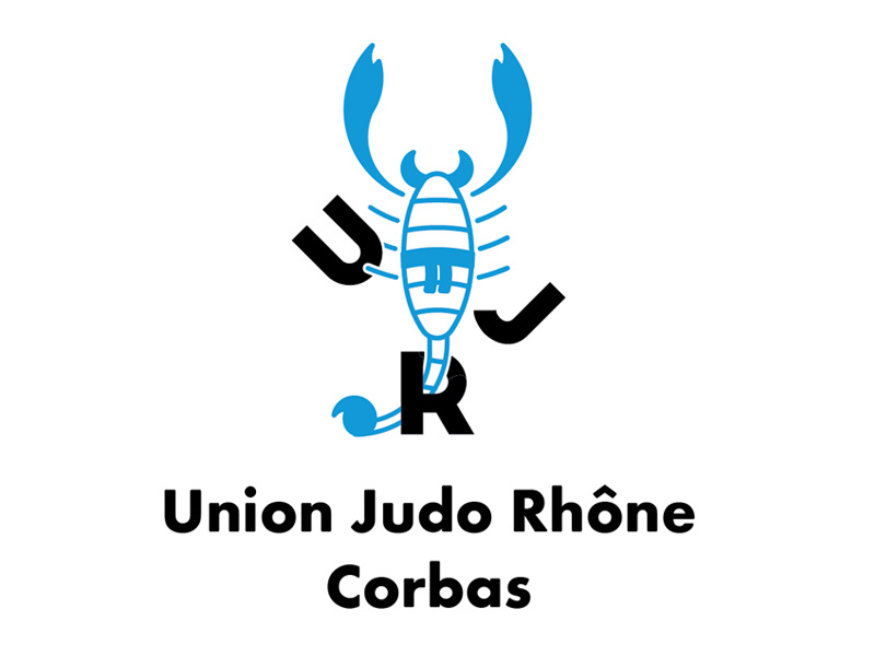 Logo | UJR scorpion pictogramme logo graphic design icon typography judo lettering