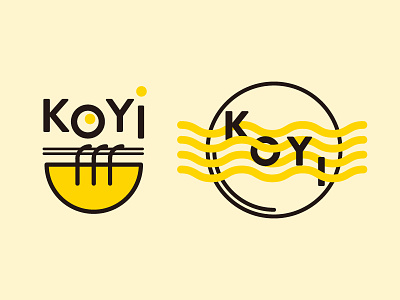 Koyi Logo research 1 graphic design icon logo noodle