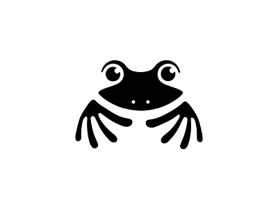 Frog Logo Concept animal animal logo brand branding design frog identity logo minimalist logo vector