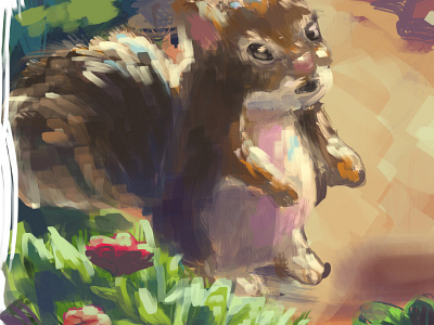 squirrel illustration