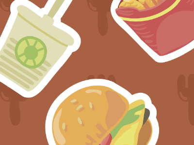 Fastfood Pattern burgers fast food fastfood fastfood pattern food icons fries hamburgers pattern design