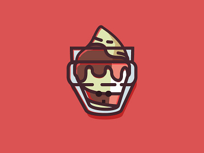 Day 4 of 100- 100 Days Of Cute Food/Desserts cute design cute food dessert icon icon design kawaii kawaii design kawaii vector pixel precise sundae