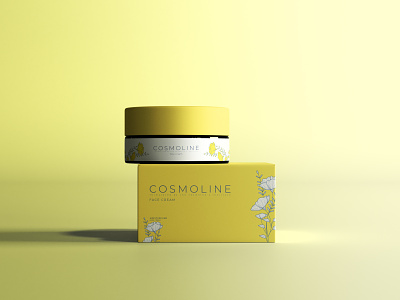 Cosmoline 1 cosmetics dribbble sellers label product