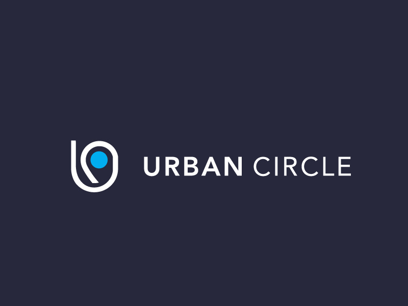 urban circle logotype logotype mark logo social app urban circle