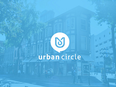 urban circle branding digital logo logotype mark
