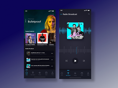 Music Player Mobile App Design