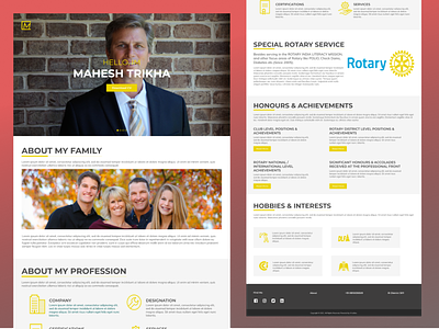 Personal Website's Web Design