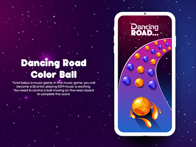 Dancing Road Color Ball Game