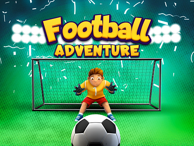 Football Adventure Game App 3d adventure animation blender design football game game app game design gameday gamenight gameon gamer gamergirls gamesworkshop graphic design illustration ui unity videos games