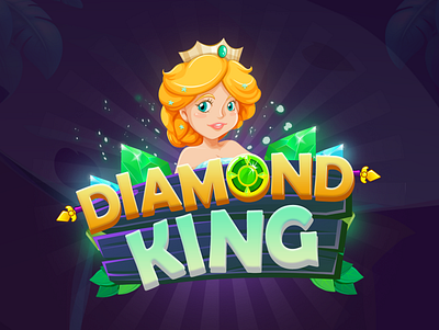 Diamond King Game App 2021 2022 2d 3d 3d illustration casual character diamond diamond king dribbble2020 flat game store games icon collection puzzle ui ui game upcoming games design ux game vector illustrations
