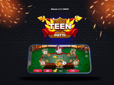 Teen Patti Game 3card game cardgame cardofthedaystaring casino design designinspiration dicegame dream dribbble game games graphicdesign lucky poker teenpatti teenpattigame ui uidesign ux webdesign