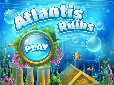 Atlantis Ruins Game App 2d 3d animation atlantis ruins atlantis themed blender game game design game developer game programmer gameart gamer games gaming mobile games ocean rockstargames sea unity video games