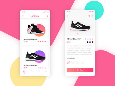 Adidas Store Application Concept