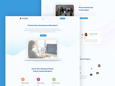 Course and Bootcamp Workshop Company - Landing Page Concept