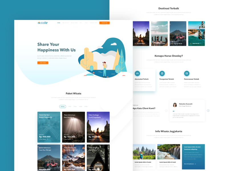 Travel Agency Website >> Oneday Tour And Travel Agency Website Design Concept By Adik Travel Agency Website >> Oneday Tour And Travel Agency Website Design Concept By Adik