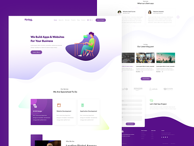 Majesthink - Digital Agency Web Redesign Concept