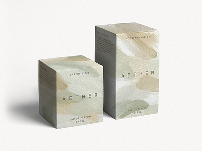 Packaging Design with Acrylic Texture