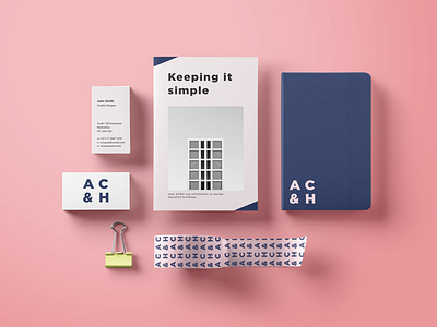 Minimal Architect Brand and Stationary