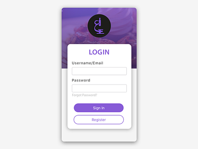 Login Screen UI Design