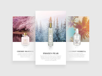 Scent of dreams app bath clean design interface nature perfume product soap ui ux web