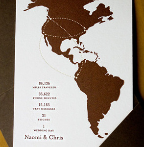 Naomi And Chris Wededing Invitation