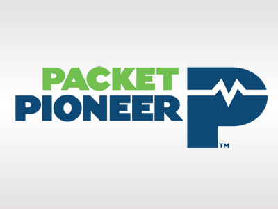 Packet Pioneer Logo logo typography