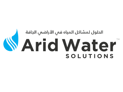 Arid Water Solutions arabic brand identity logo typography