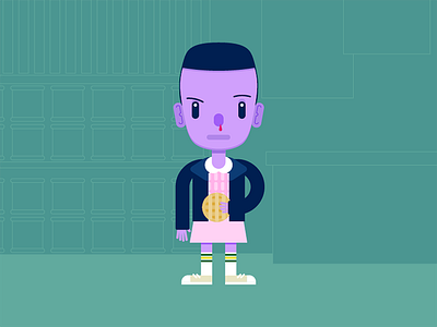 Eleven - Stranger Things character design fan art netflix stranger things vector