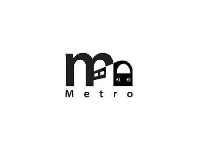 Metro Logo adobe illustrator logo design logo logo process design metro new york metro logo train
