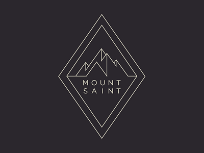 MTST badge band hipster logo monowidth mountsaint mtst