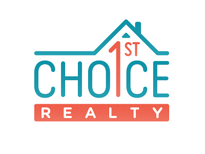 1st Choice Realty identity logo monoweight realty rebrand
