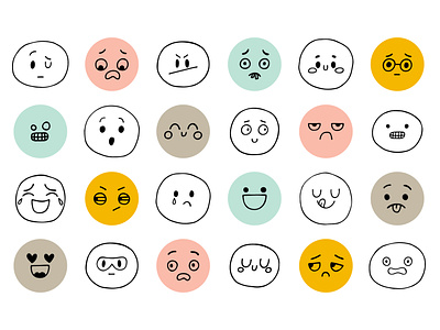 emotion smiley faces