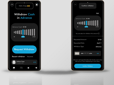 ADVANCE CASH WITHDRAW APP CONCEPT appdesign cash design dribble graphic design money ui uidesign uidesigner uiux uiuxdesign userexperiencedesign userinterfacedesign ux uxd uxdesign uxdesigner