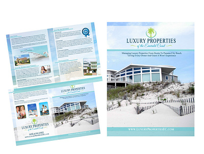 Luxury Properties Booklet design graphic graphic design illustration logo typography