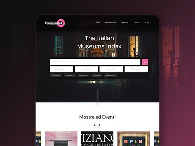 Livemuseum figma graphic design web design