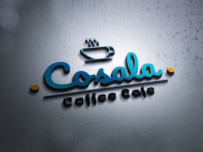 Logo for Coffee Cafe branding graphic design logo motion graphics