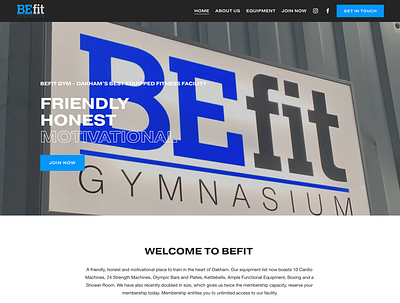 BE Fit Gymnasium | Squarespace Web Design css design html javascript squarespace web design