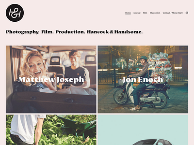 Hancock & Handsome | Squarespace Web Design